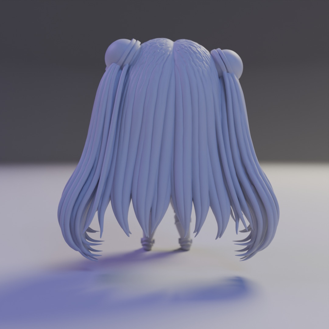 android chibi 3D print model_6