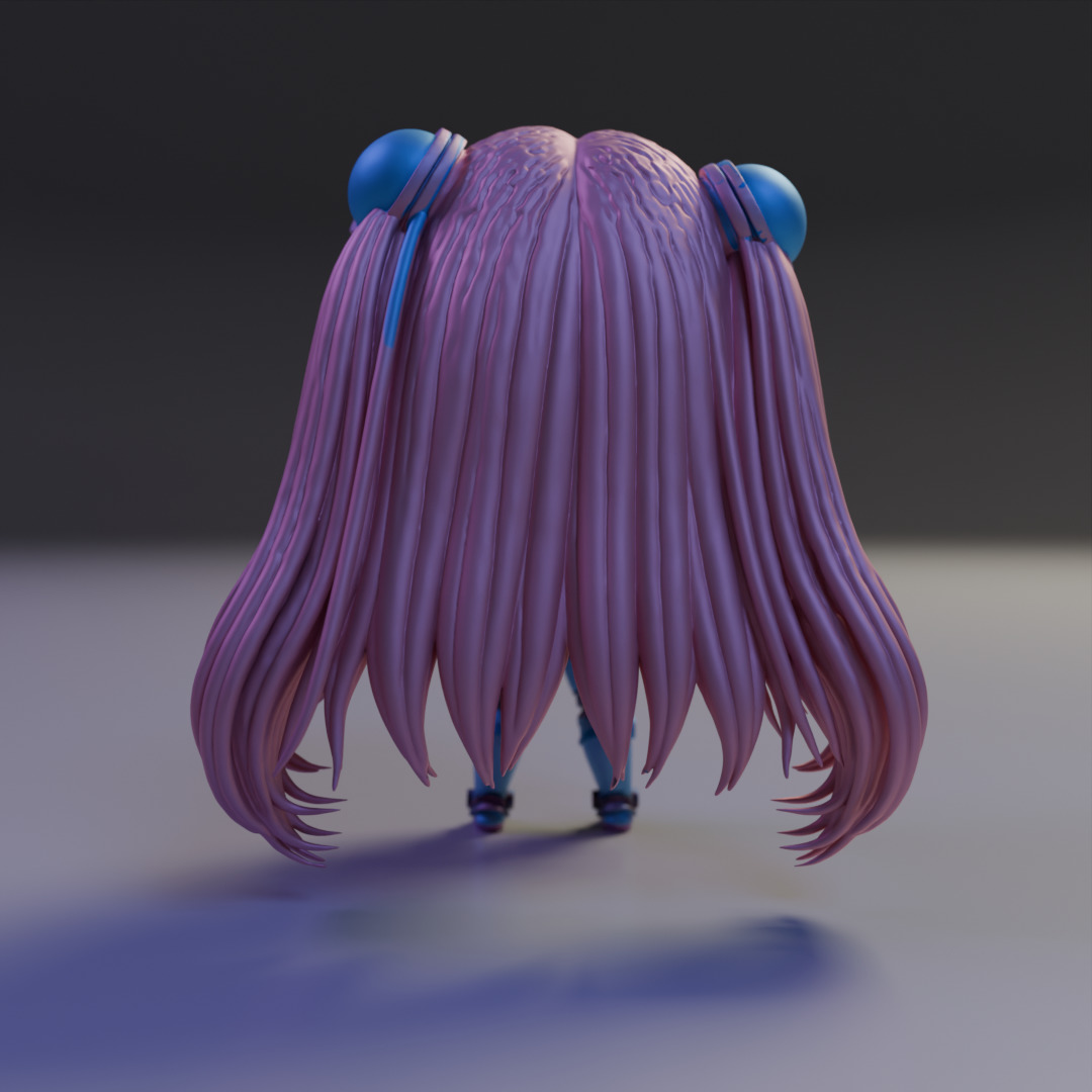 android chibi 3D print model_5