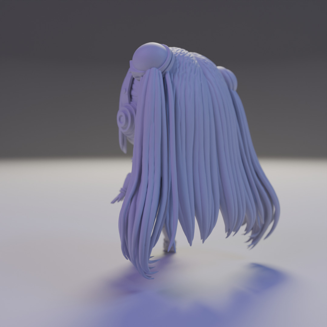 android chibi 3D print model_12