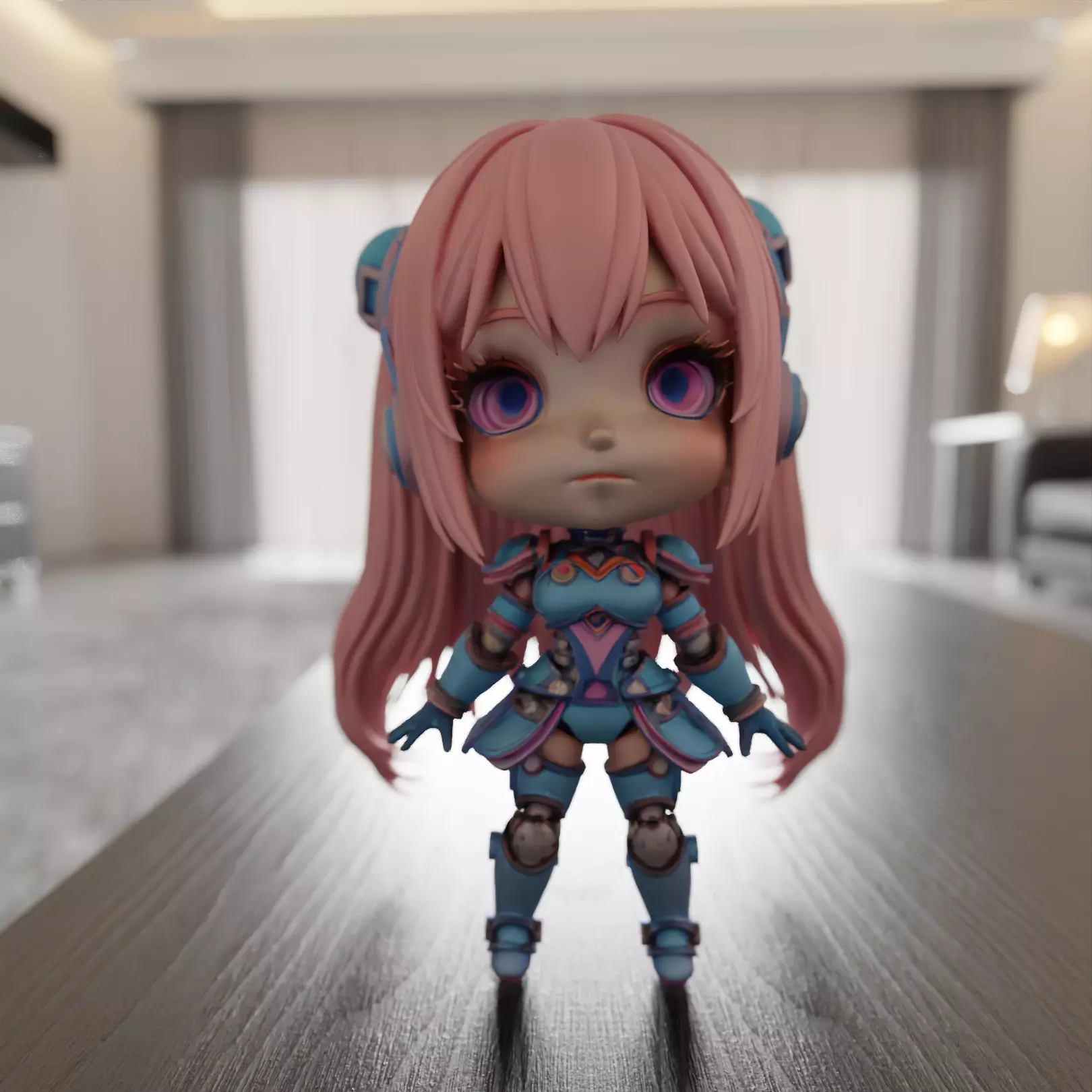 android chibi 3D print model_0