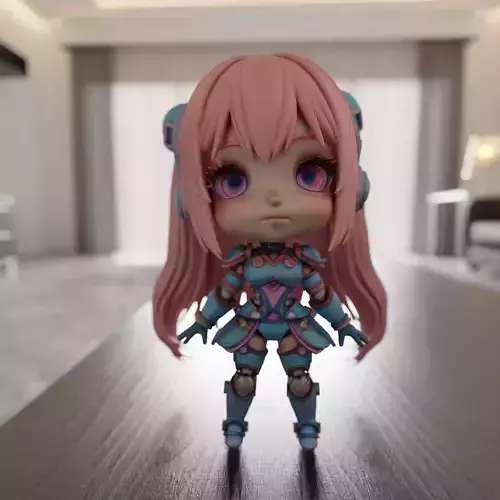 android chibi 3D print model