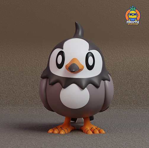 Pokemon - Starly  3D print model