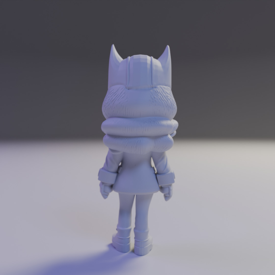 Scarlet Witch chibi 3D print model_6