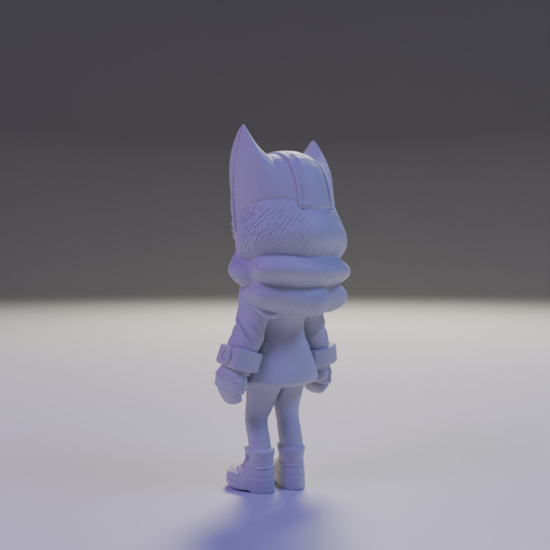 Scarlet Witch chibi 3D print model_12