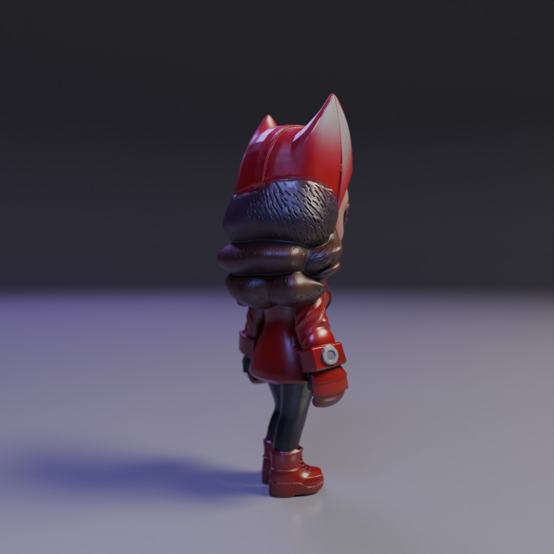 Scarlet Witch chibi 3D print model_13