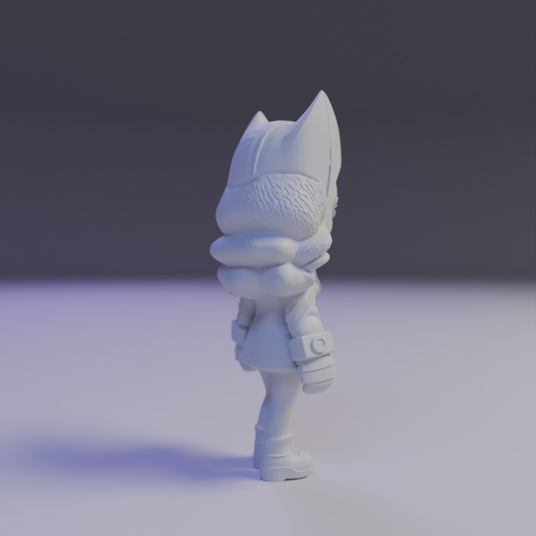 Scarlet Witch chibi 3D print model_14