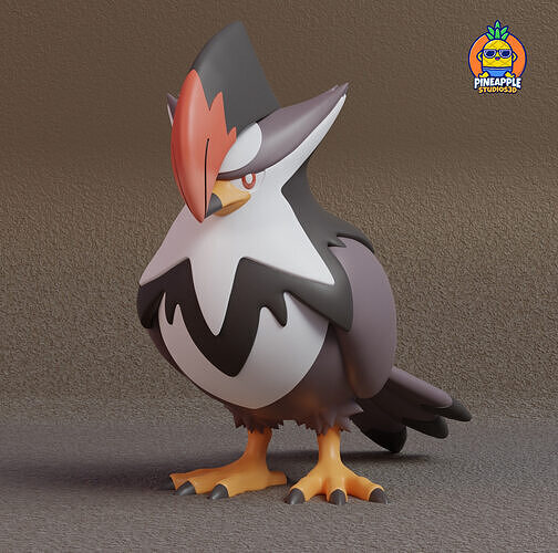 Pokemon - Staraptor 3D print model