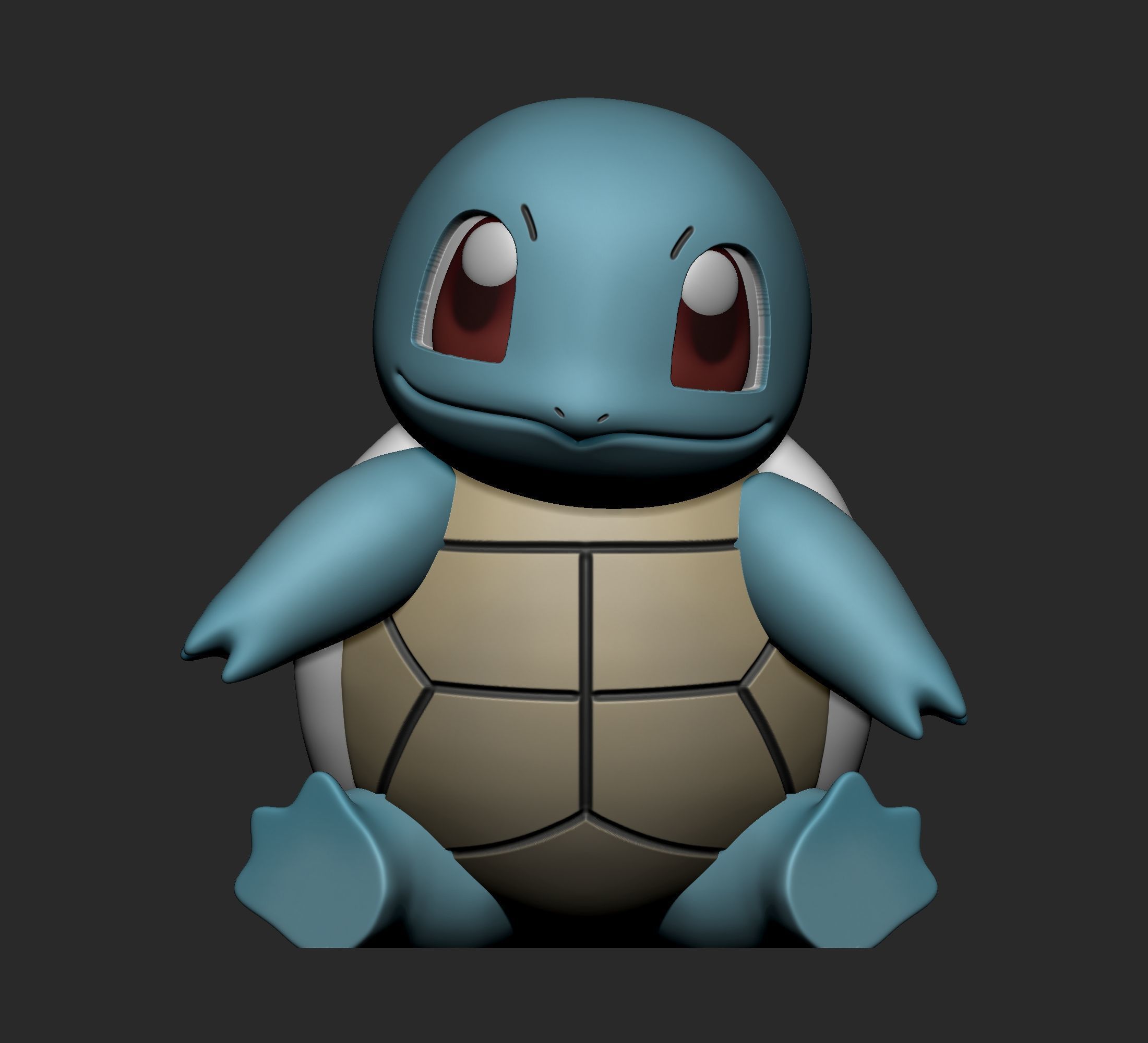 Pokemon - Squirtle with 2 poses 3D print model_5