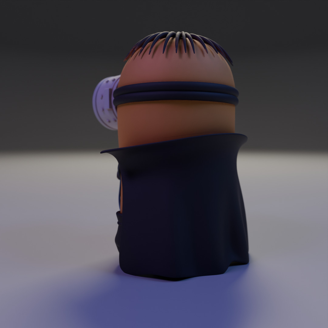 minion halloween 3D print model_11