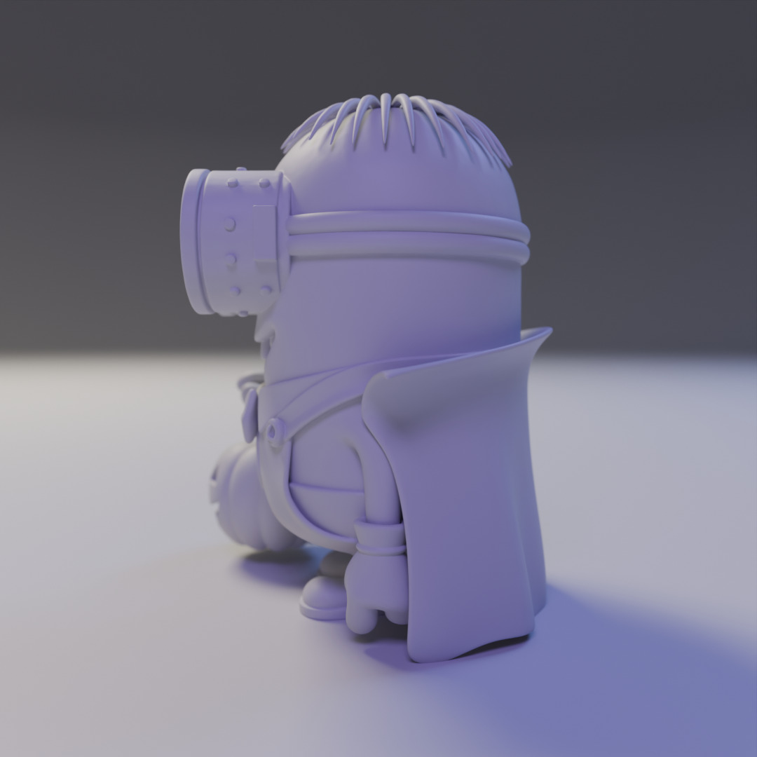 minion halloween 3D print model_4