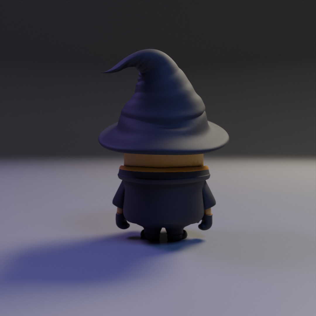 wizard minion 3D print model_6