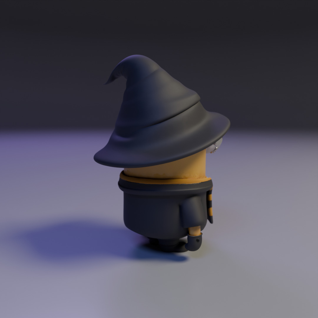 wizard minion 3D print model_14