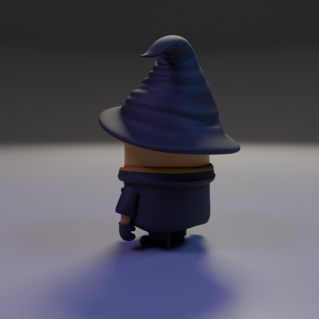 wizard minion 3D print model_12
