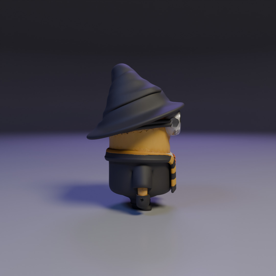 wizard minion 3D print model_2