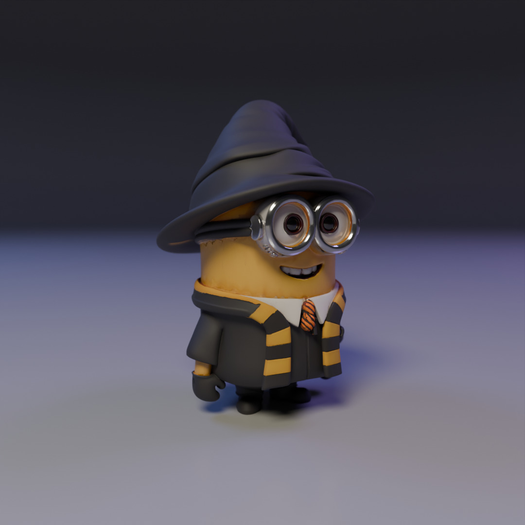 wizard minion 3D print model_8