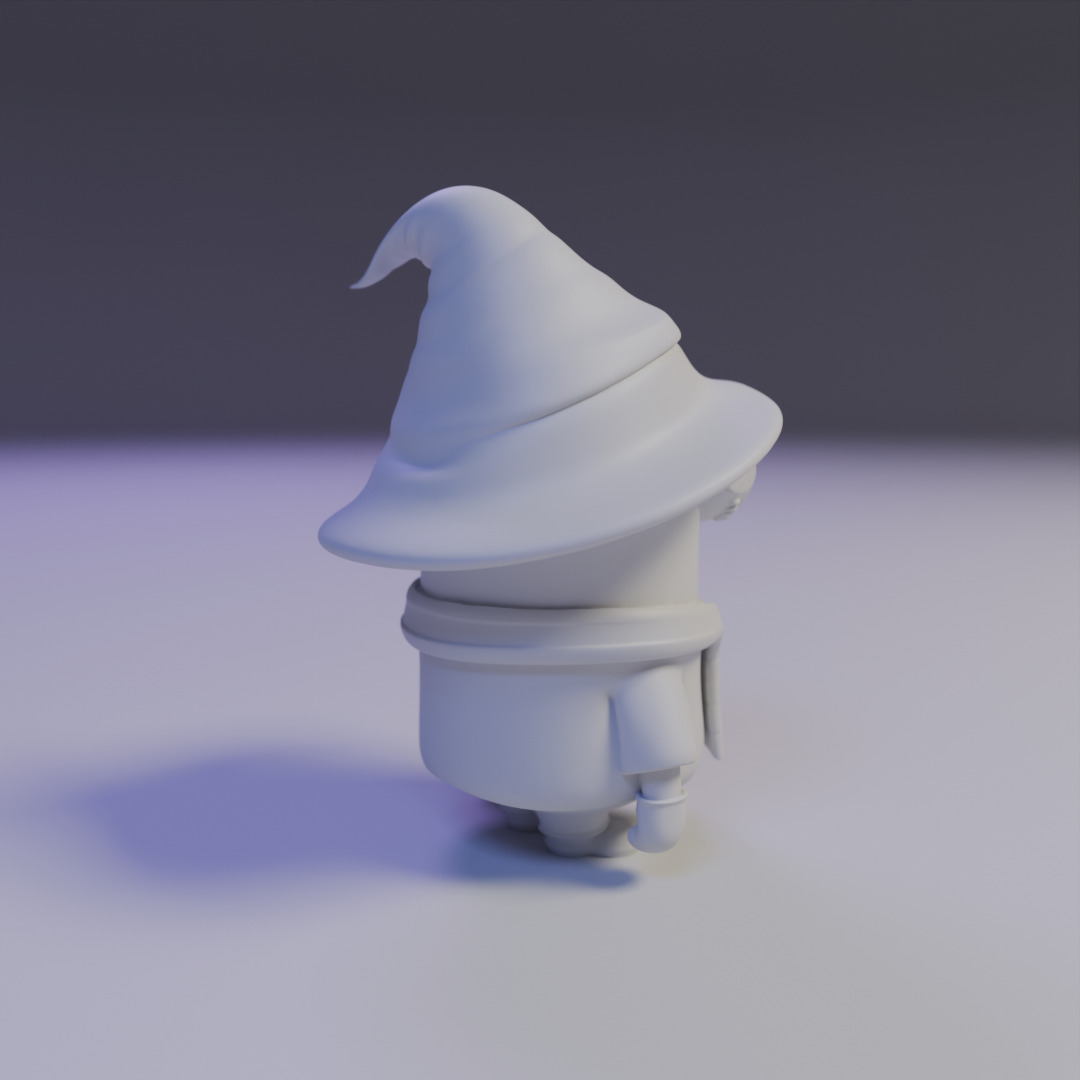 wizard minion 3D print model_13