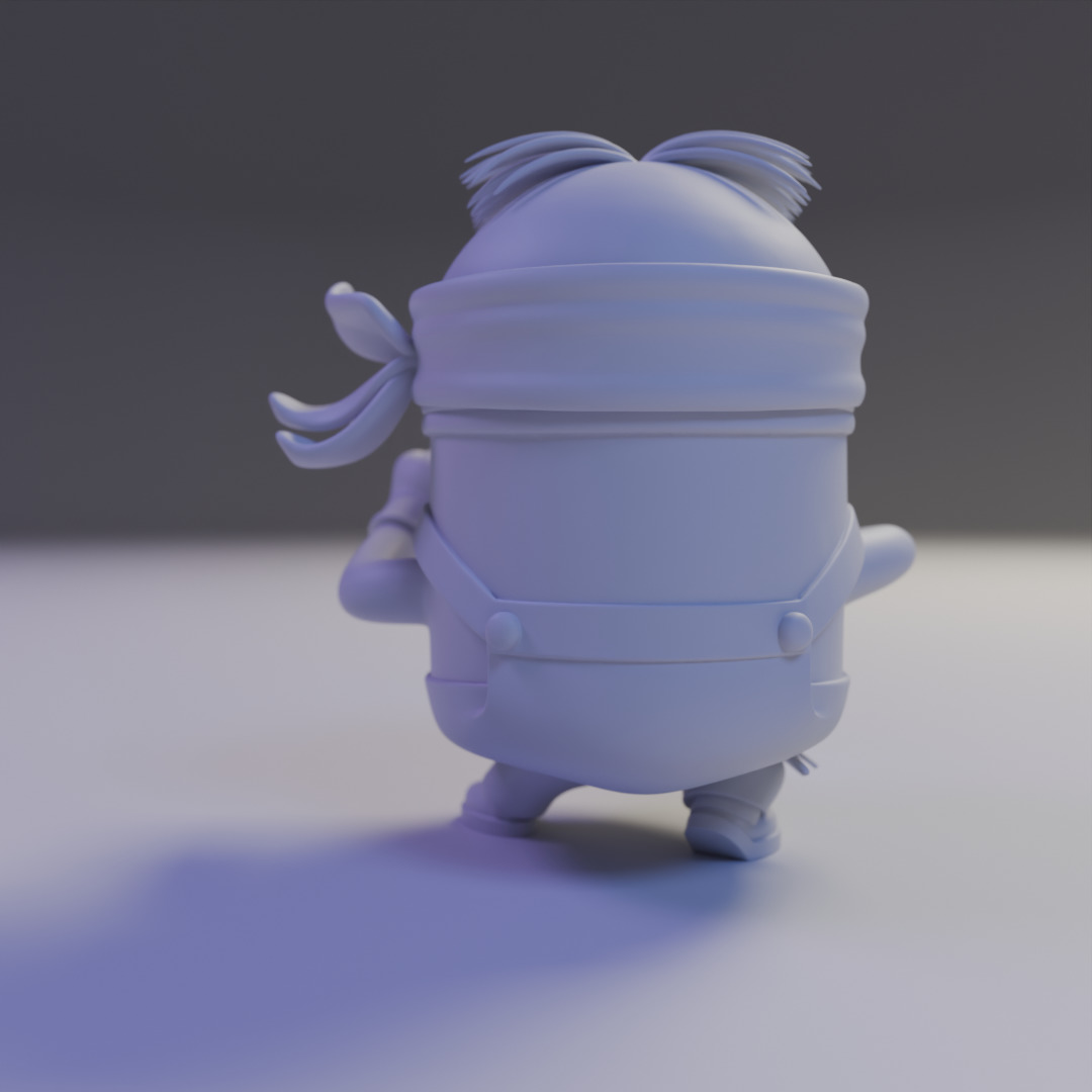 naruto minion 3D print model_6