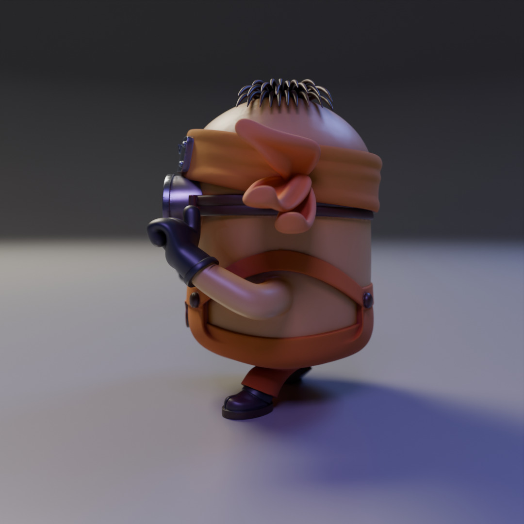 naruto minion 3D print model_3