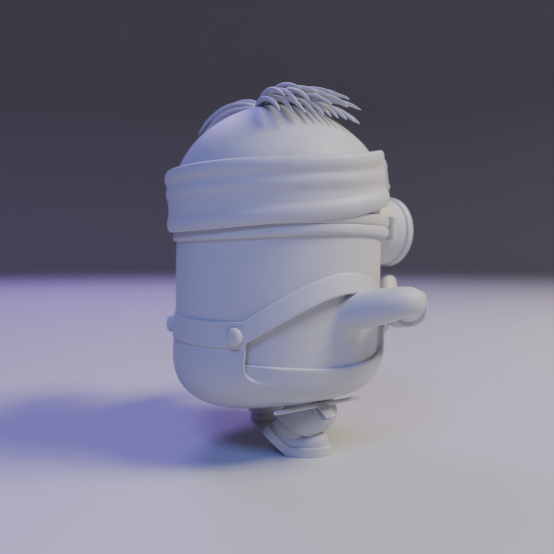 naruto minion 3D print model_14
