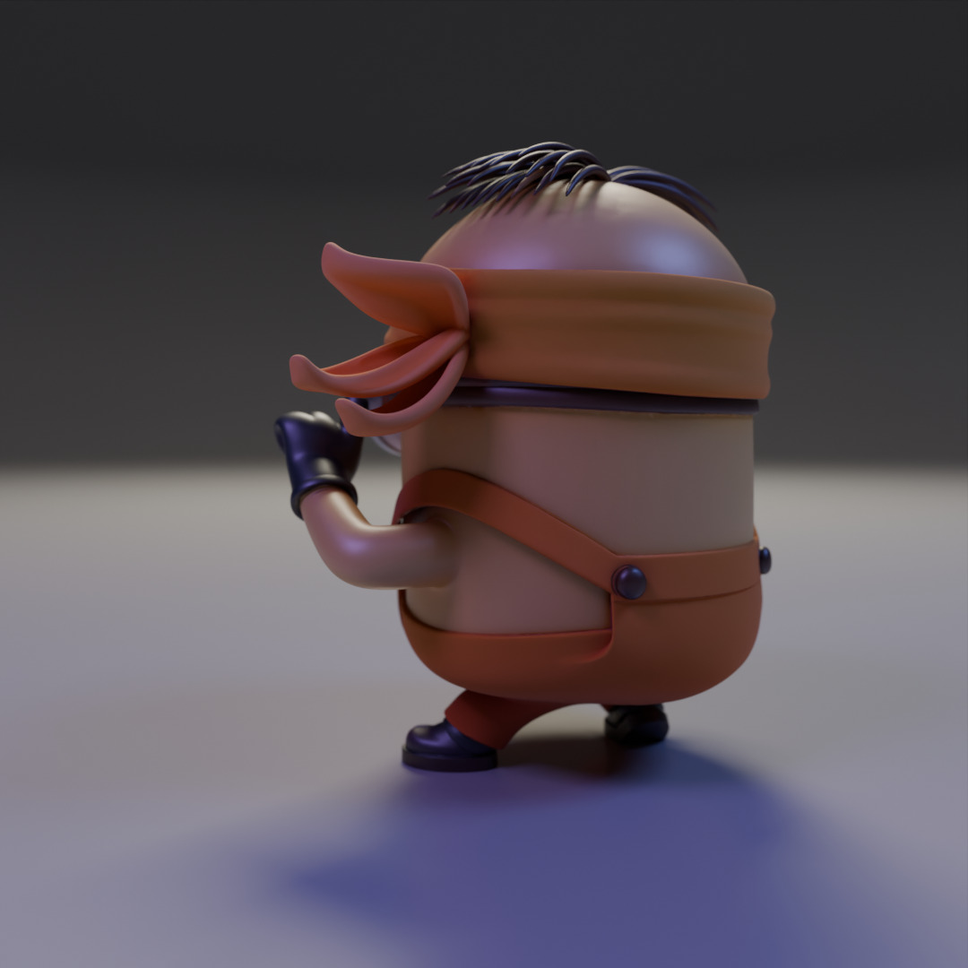 naruto minion 3D print model_11