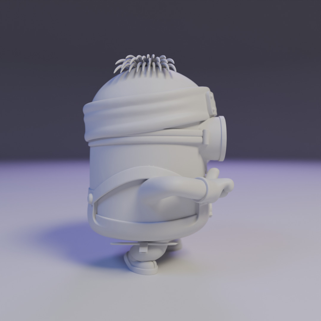 naruto minion 3D print model_2