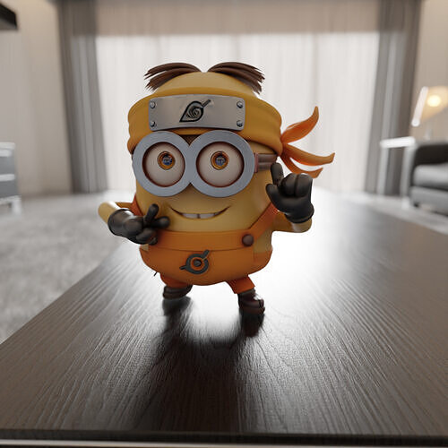 naruto minion 3D print model