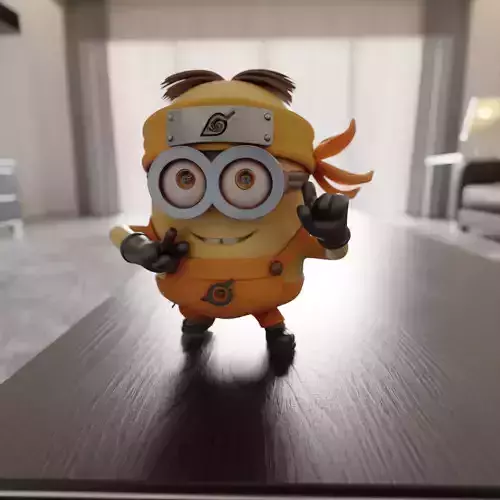 naruto minion 3D print model naruto minion 3D print model
