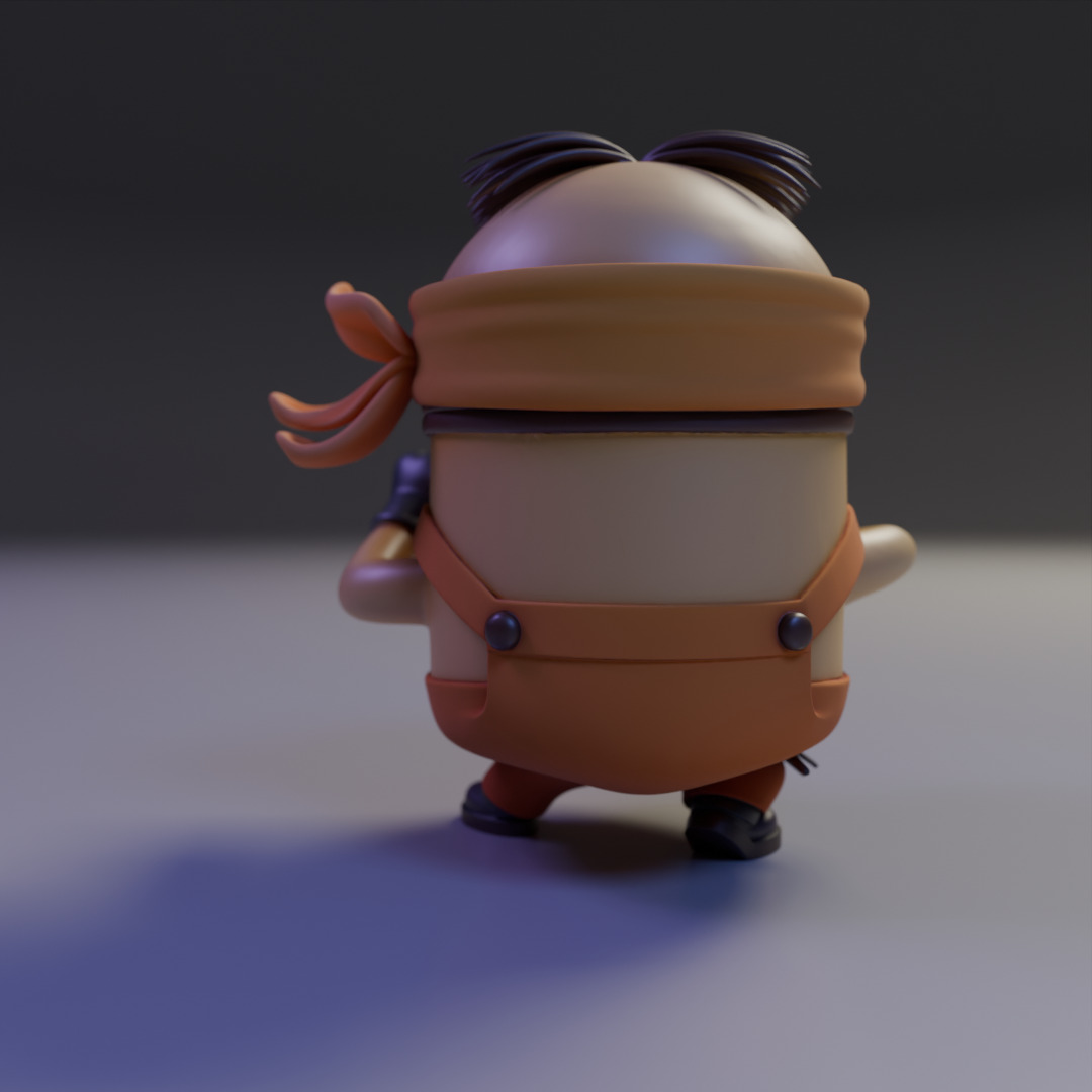 naruto minion 3D print model_5