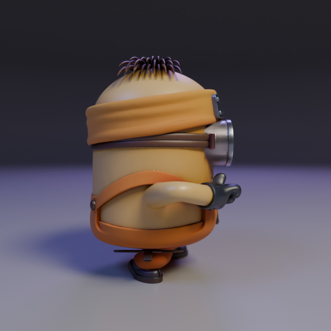 naruto minion 3D print model_1