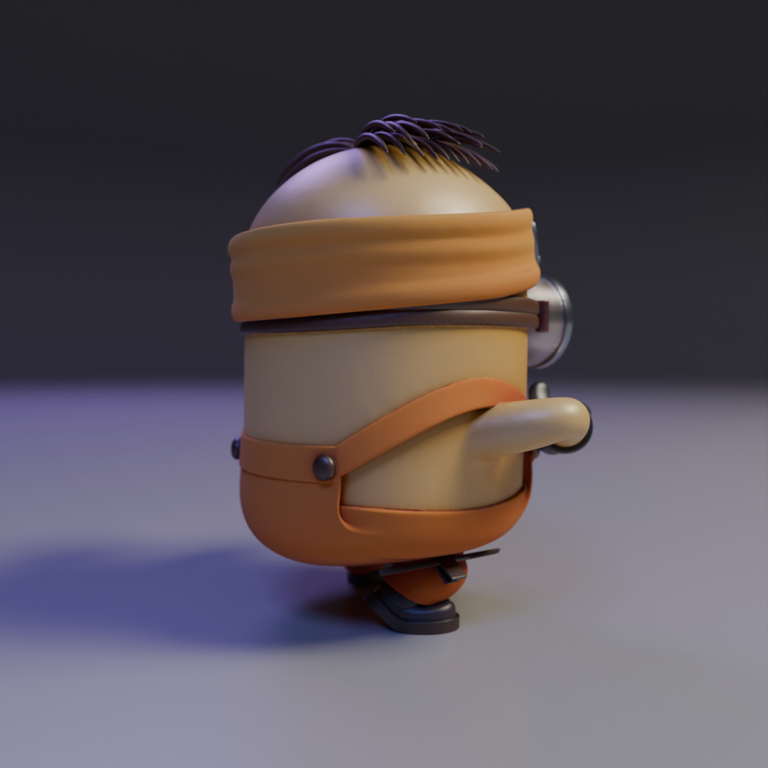 naruto minion 3D print model_13