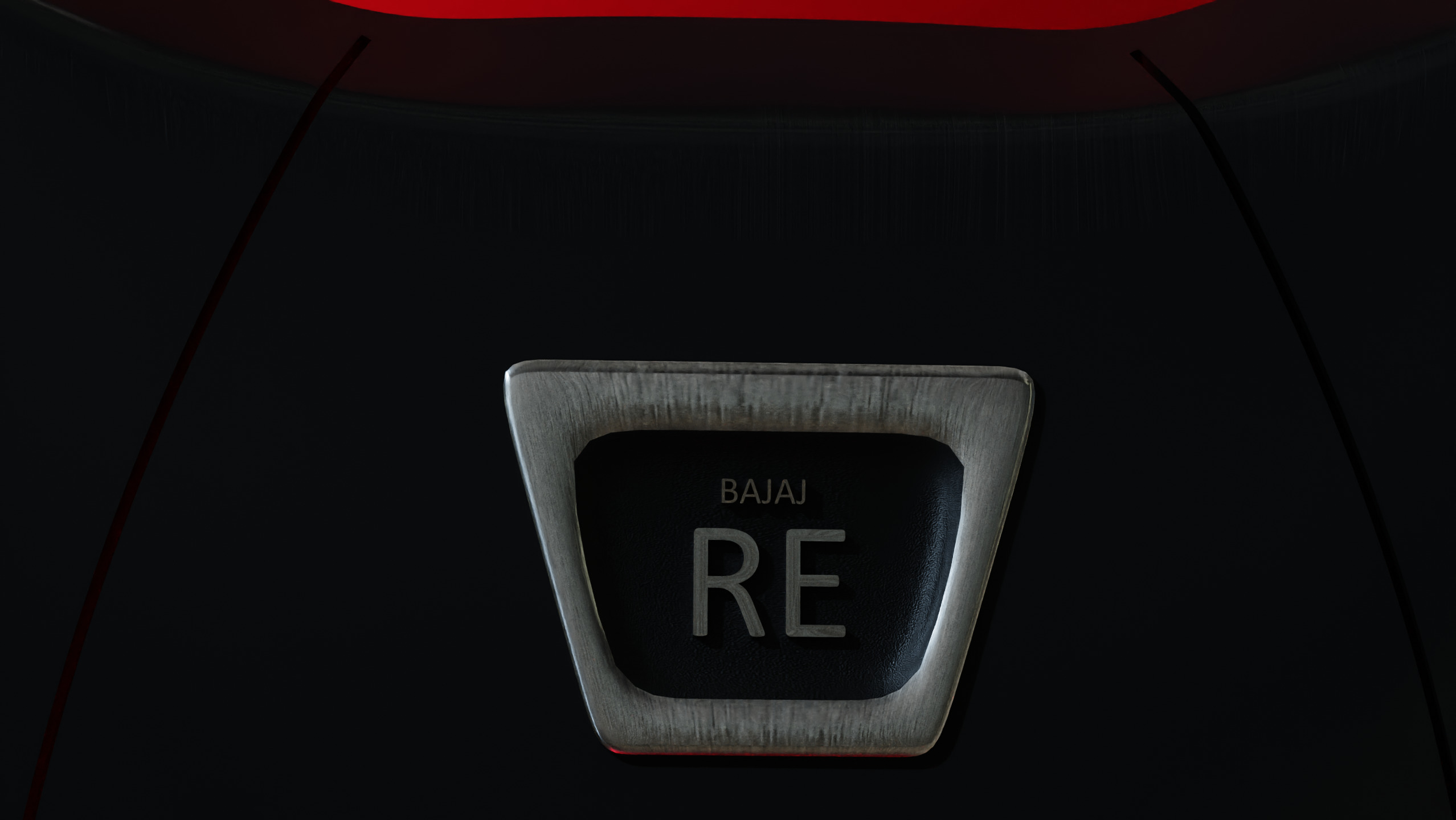 Realistic Tuk Tuk Auto Rickshaw 3D Model Bajaj Three Wheel Low-poly 3D model_5