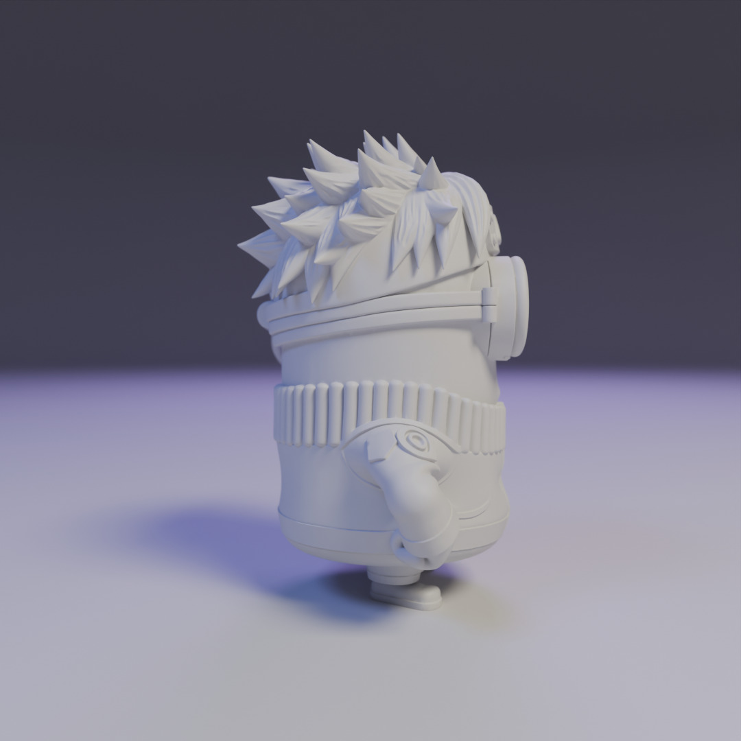 naruto minion 3D print model_1