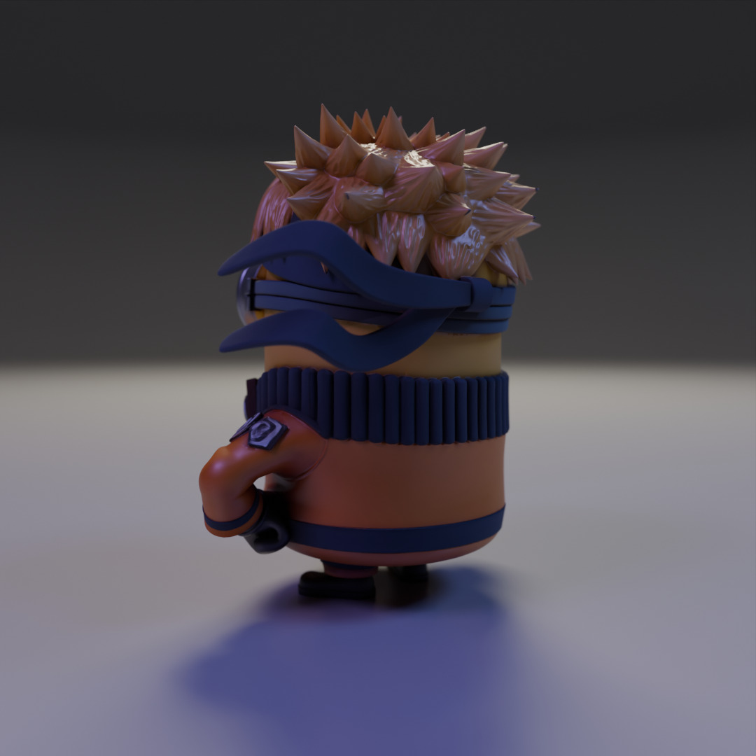 naruto minion 3D print model_12