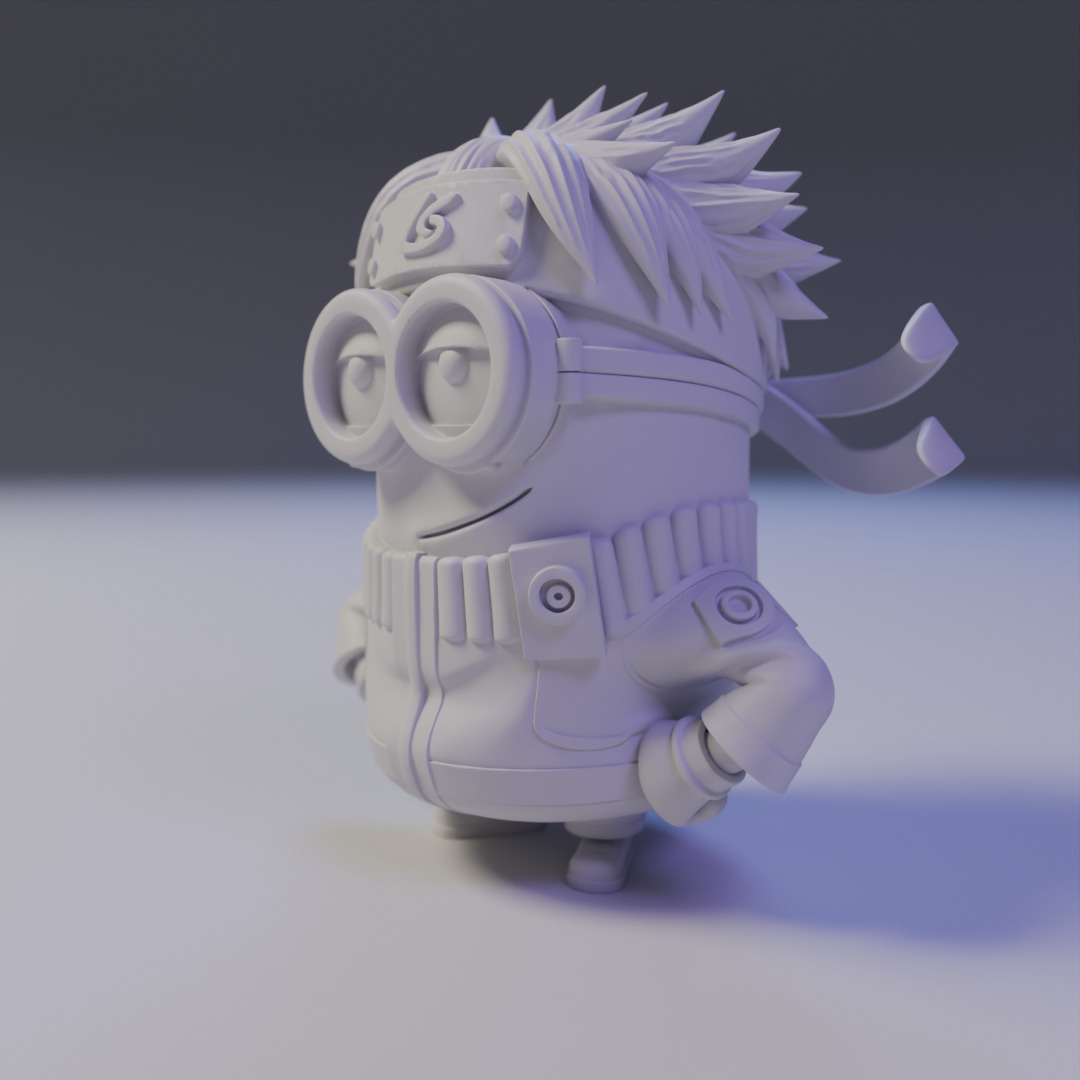 naruto minion 3D print model_9