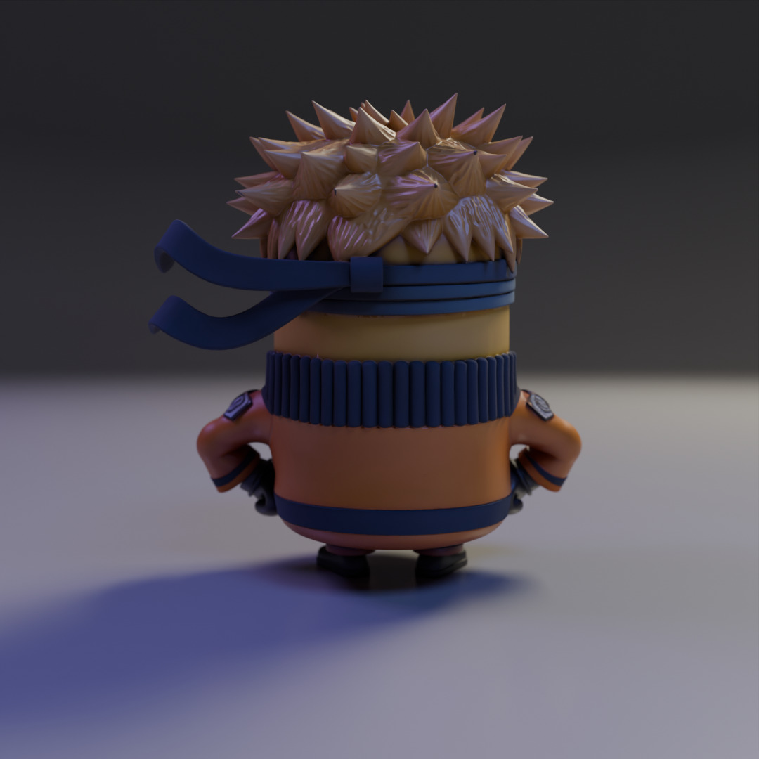 naruto minion 3D print model_6