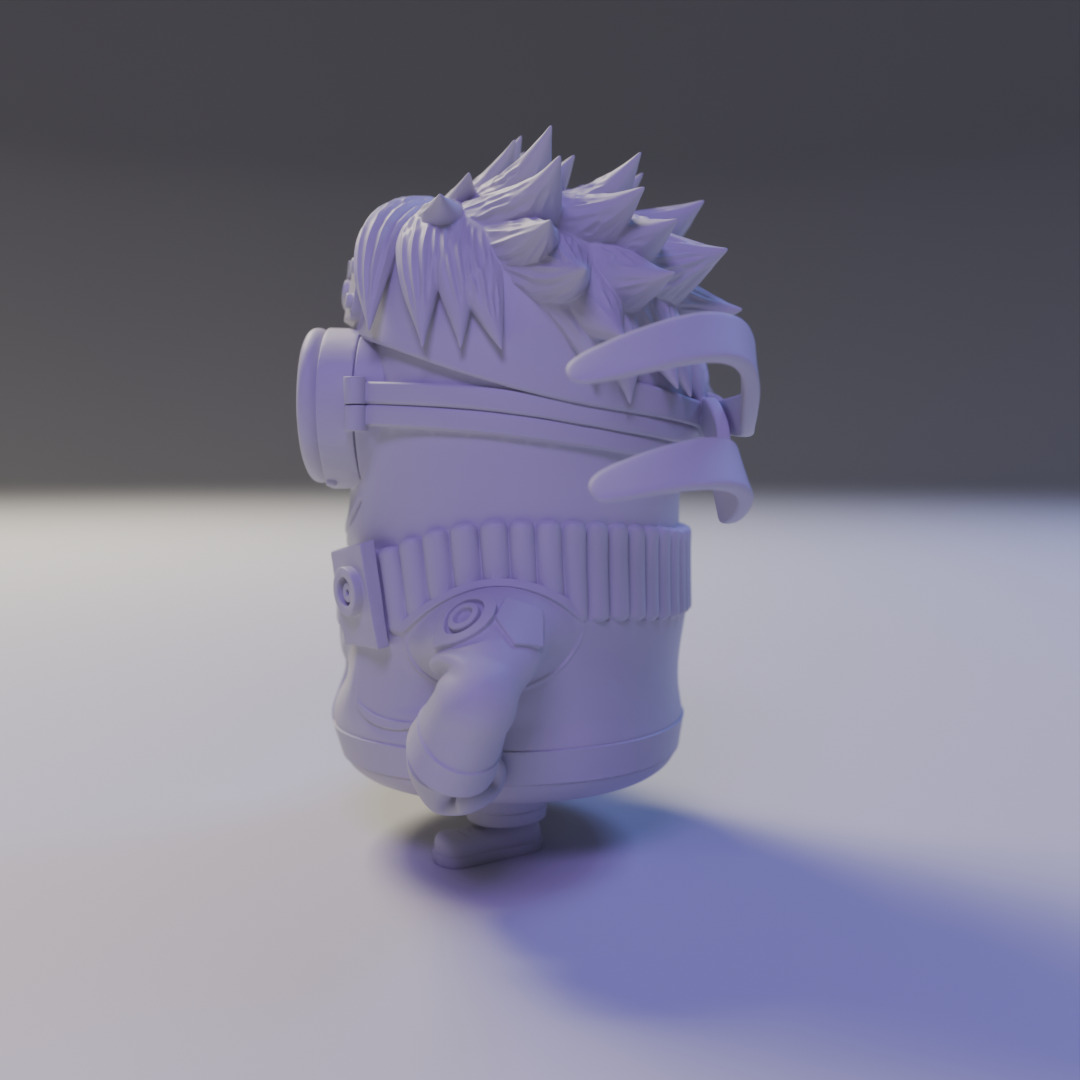 naruto minion 3D print model_3