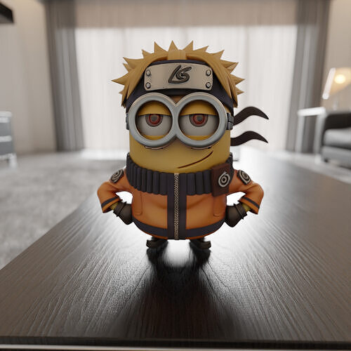 naruto minion 3D print model