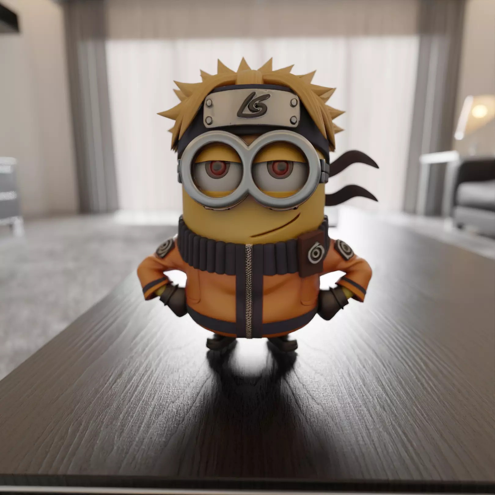 naruto minion 3D print model_0