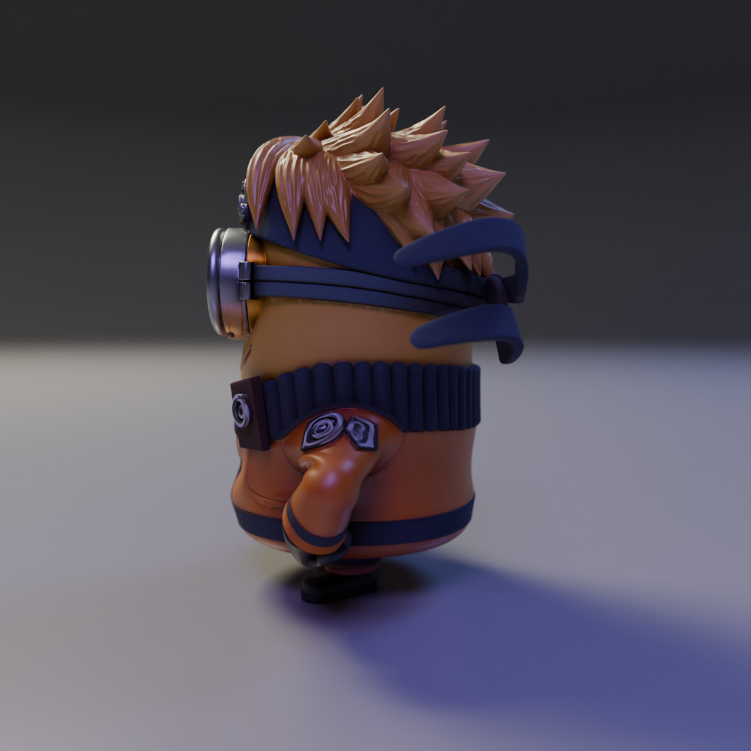 naruto minion 3D print model_4