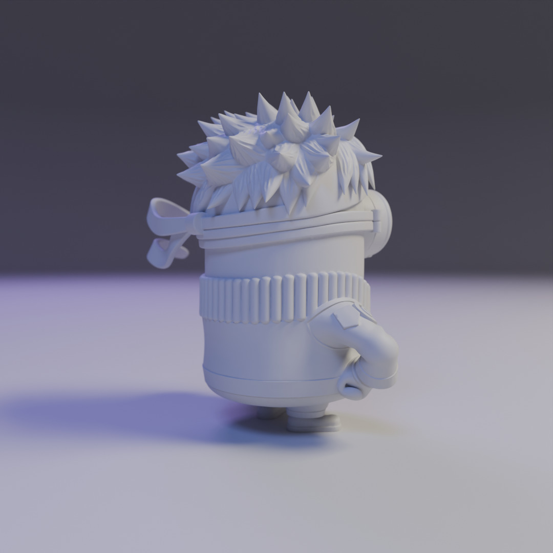 naruto minion 3D print model_13