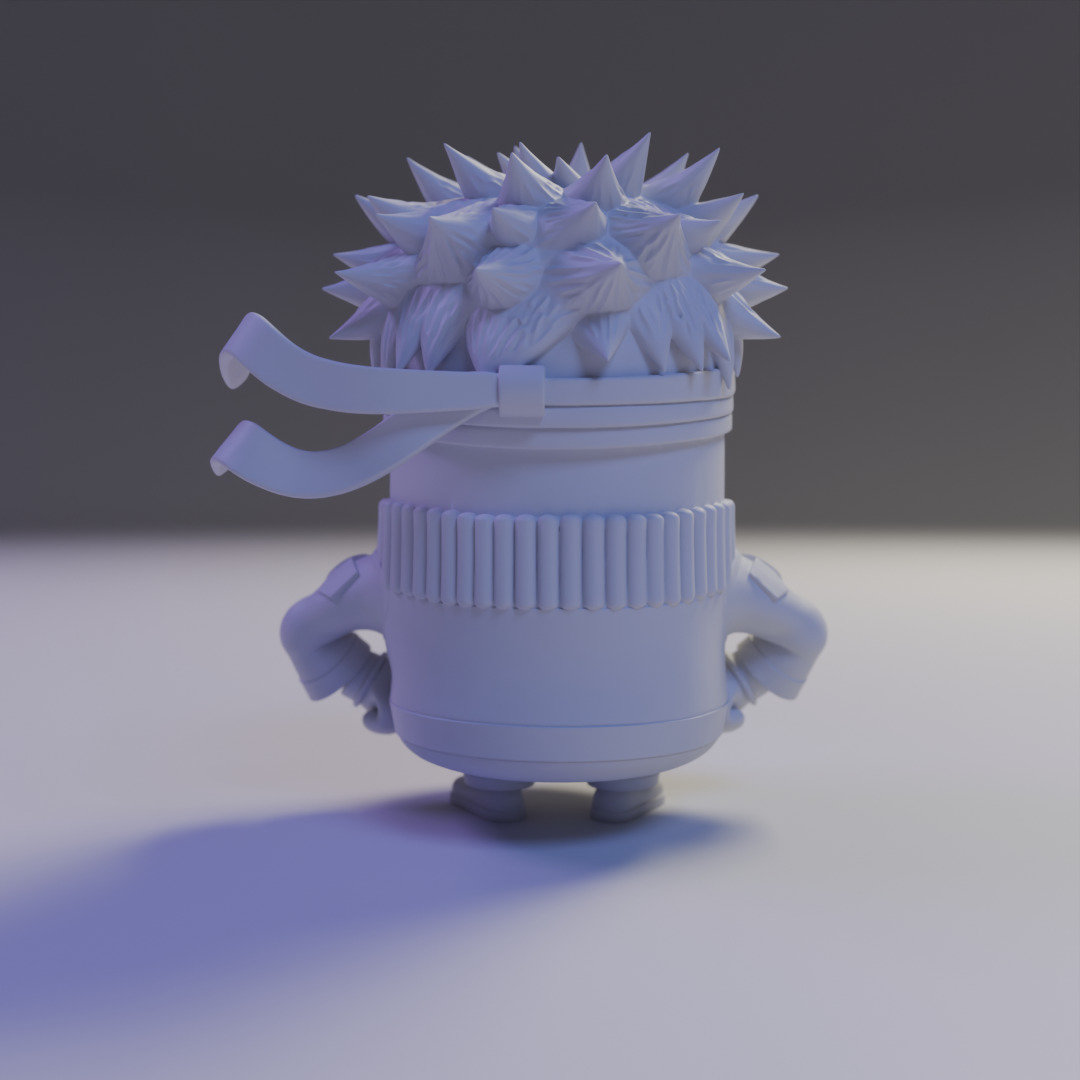 naruto minion 3D print model_5