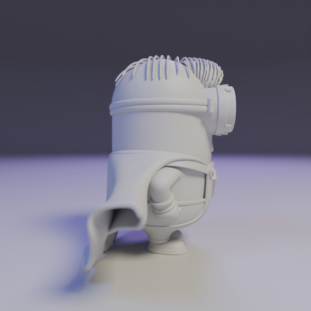 minion superman 3D print model_2