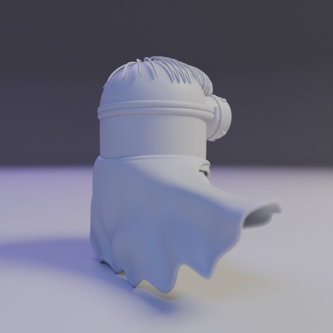 minion superman 3D print model_14