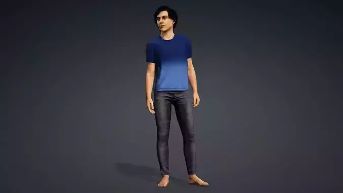 3D Man Character 3D model