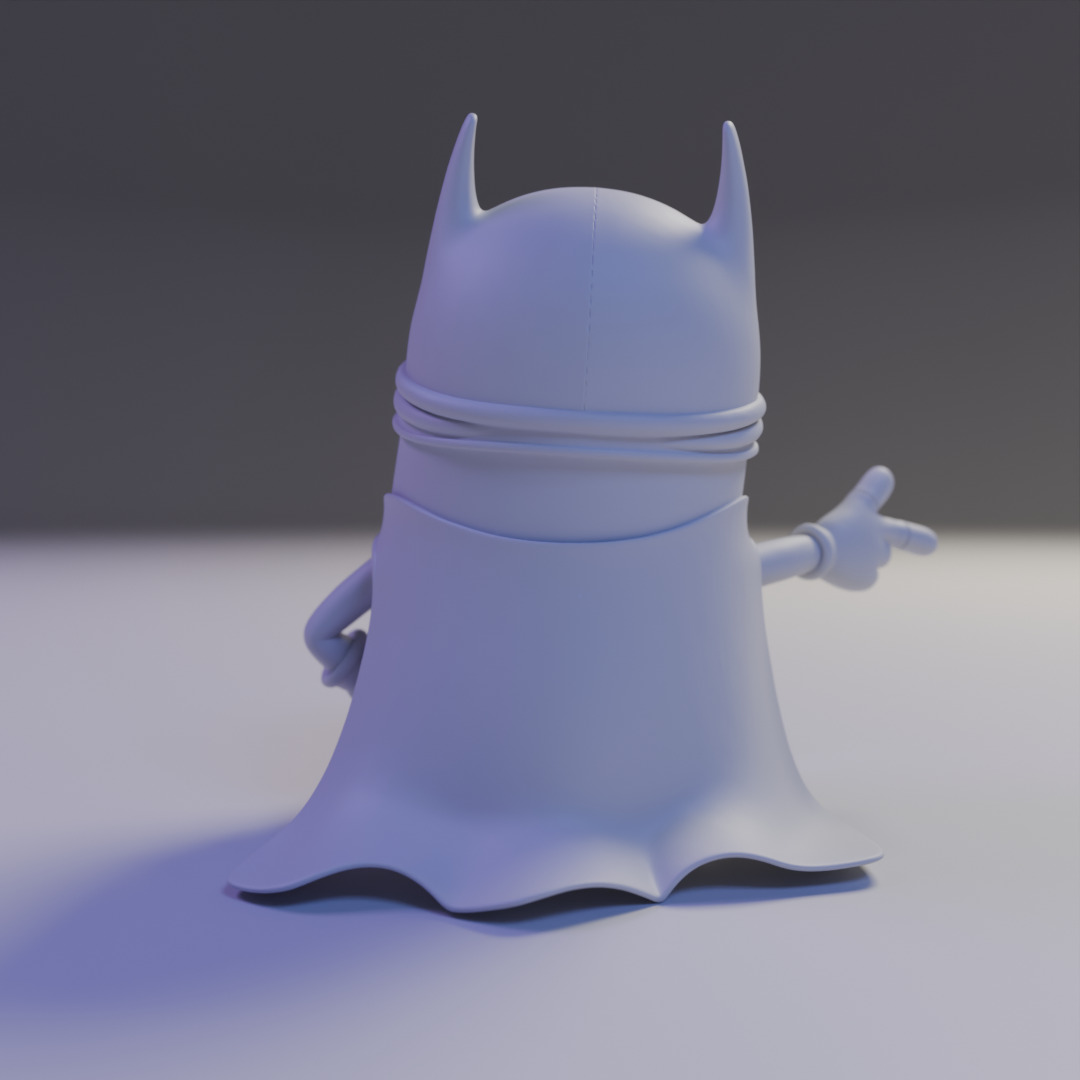 batman minion 3D print model_6