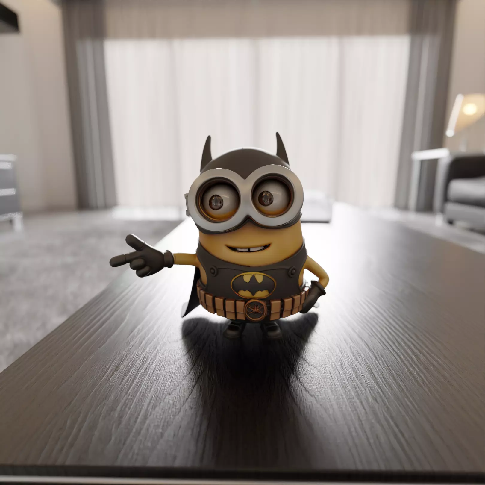 batman minion 3D print model_0