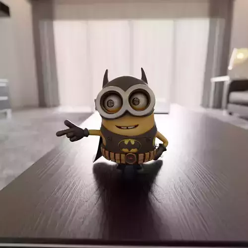 batman minion 3D print model