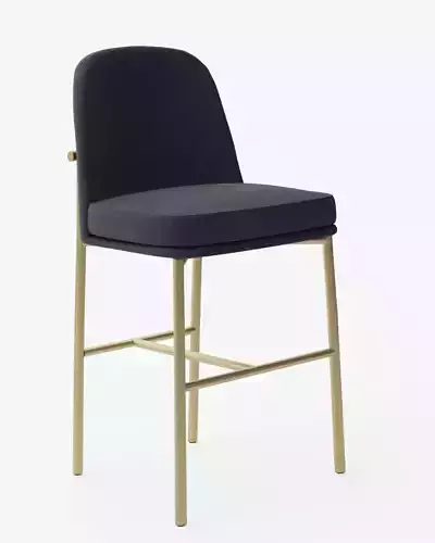 Jack Metal Frame Bar and Counter Stools 3D model
