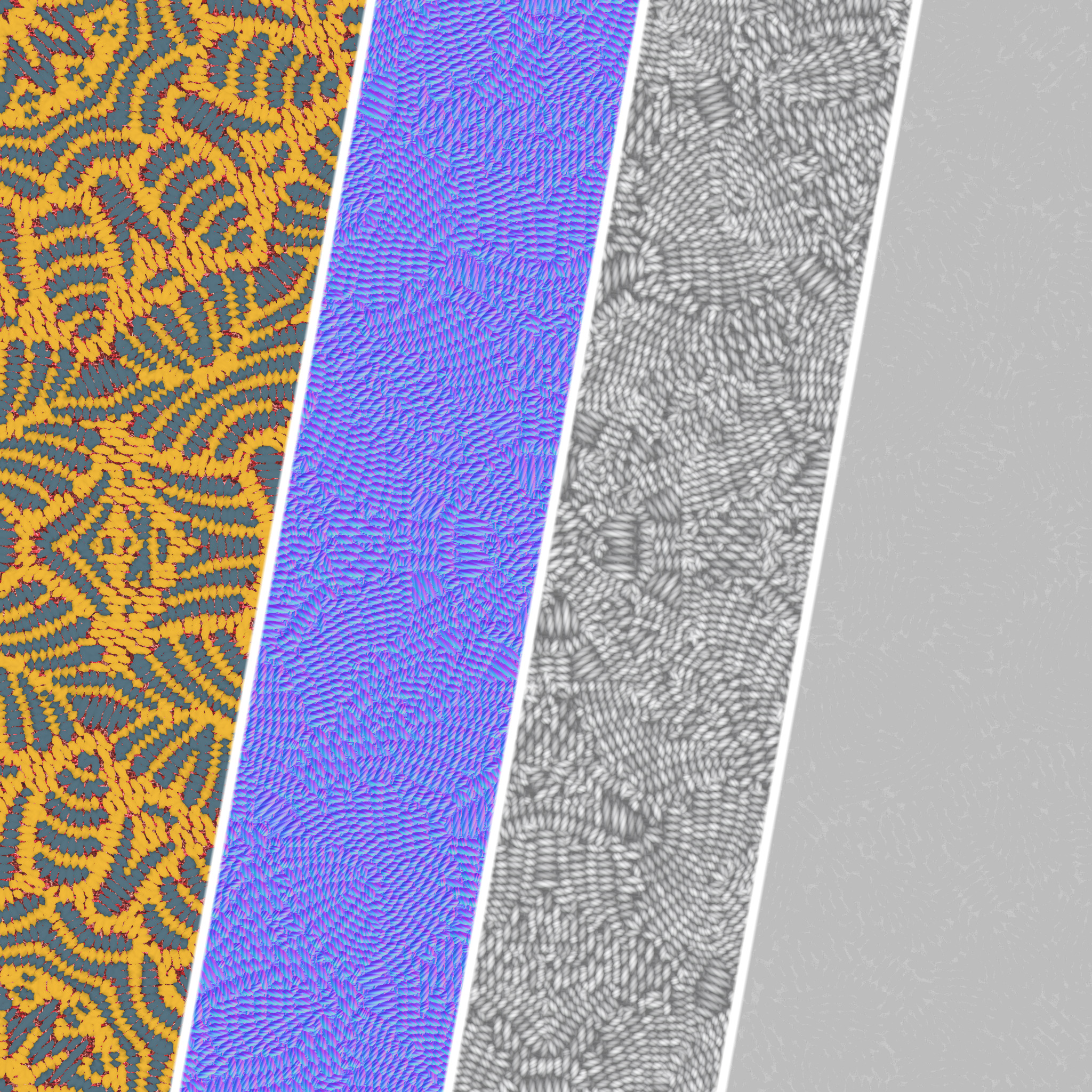 Fabric Materials 47- woven fabric - Sbsar Pbr 4k Seamless Texture_4