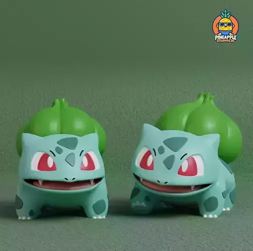 Pokemon - Bulbasaur with 2 poses